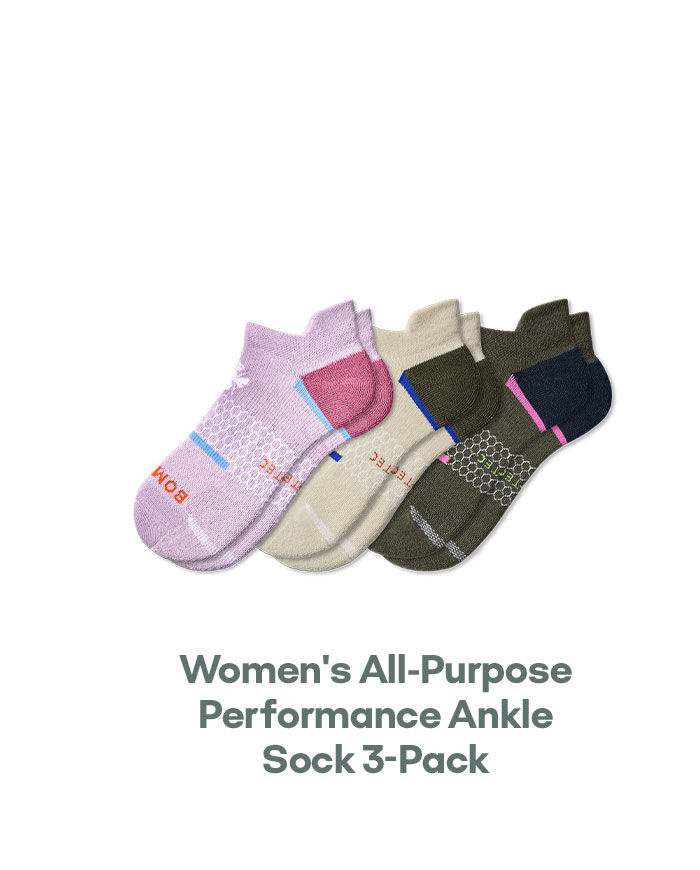 Women's All-Purpose Performance Ankle Sock 3-Pack