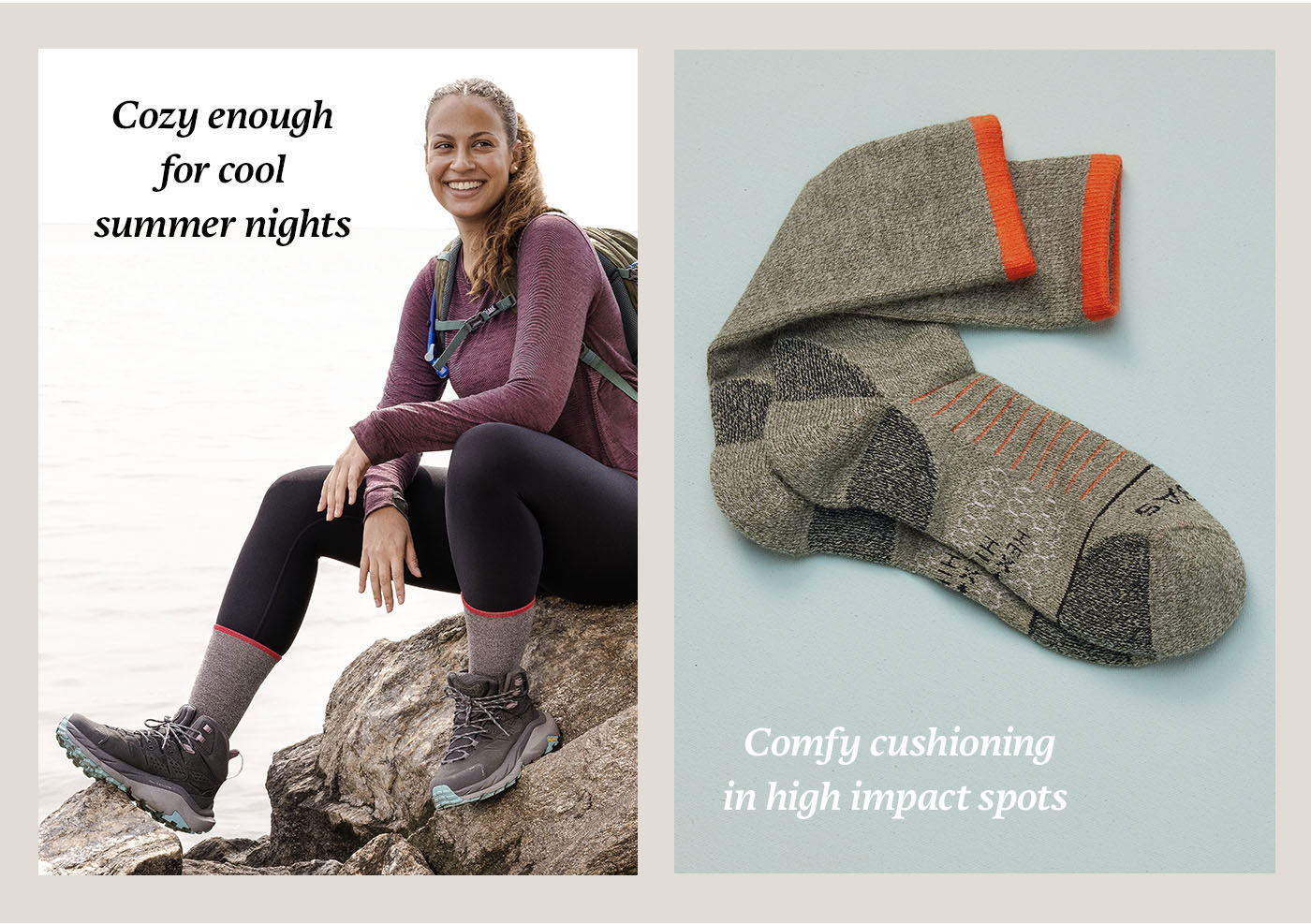 Comfy cushioning in high impact spots
