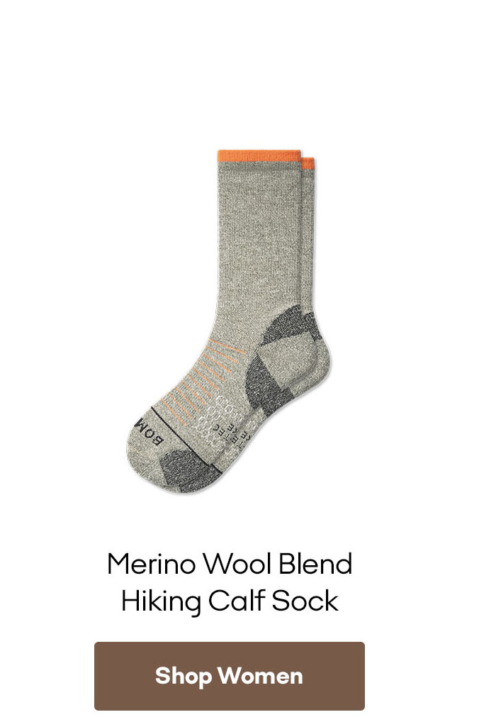 Women's Merino Wool Blend Hiking Calf Socks