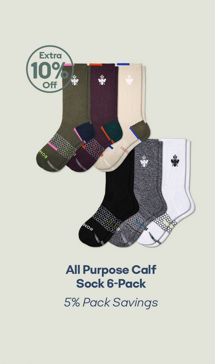 Men's All-Purpose Performance Calf Sock 6-Pack
