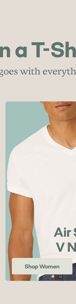 Air Slub V Neck | Shop Women