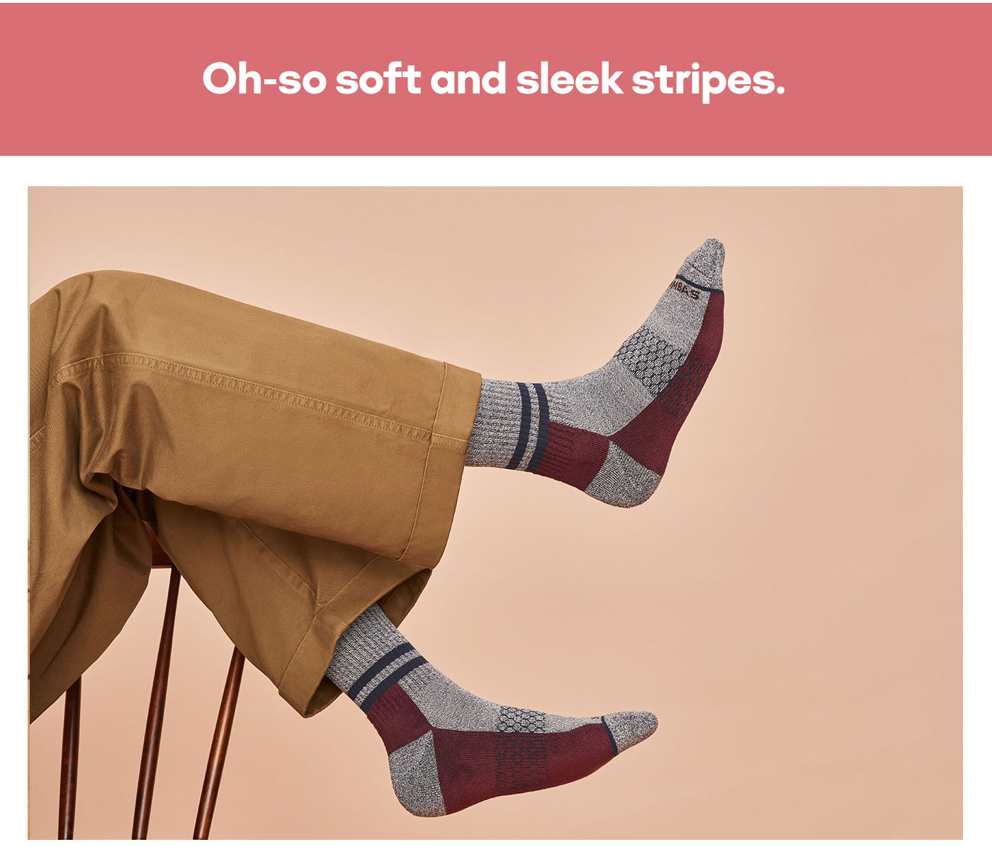 Oh-so soft and sleek stripes.