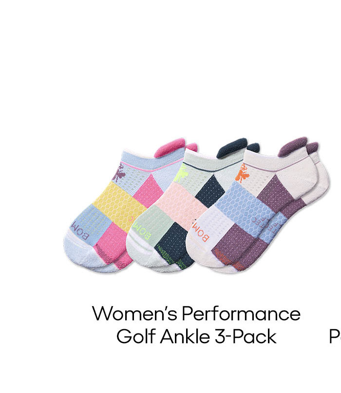 Women's Golf Ankle Sock 3-Pack