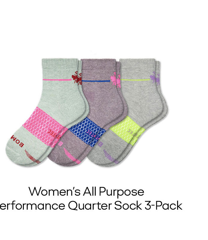 Women's All-Purpose Performance Quarter Sock 3-Pack