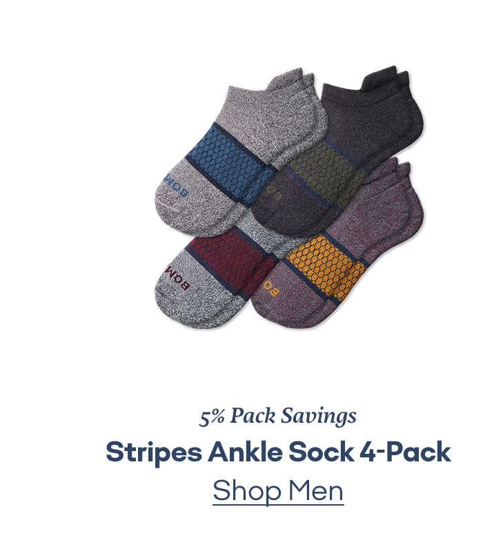Stripes Ankle Sock 4-Pack Shop Men