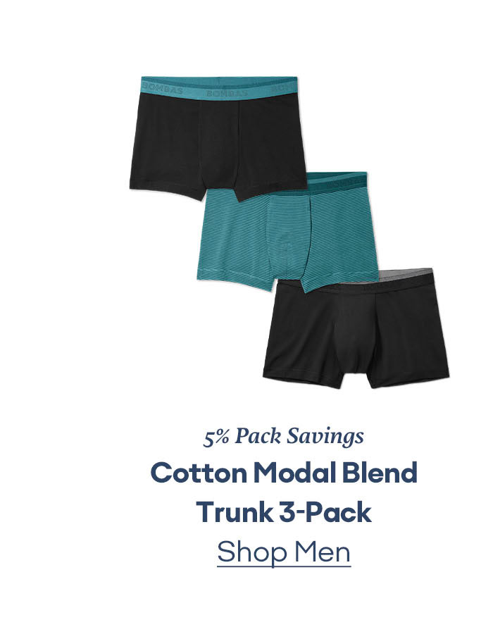 Cotton Modal Blend Trunk 3-Pack Shop Men