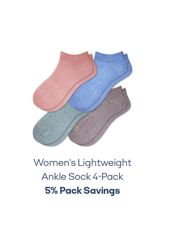 Women's Lightweight Ankle Sock 4-Pack