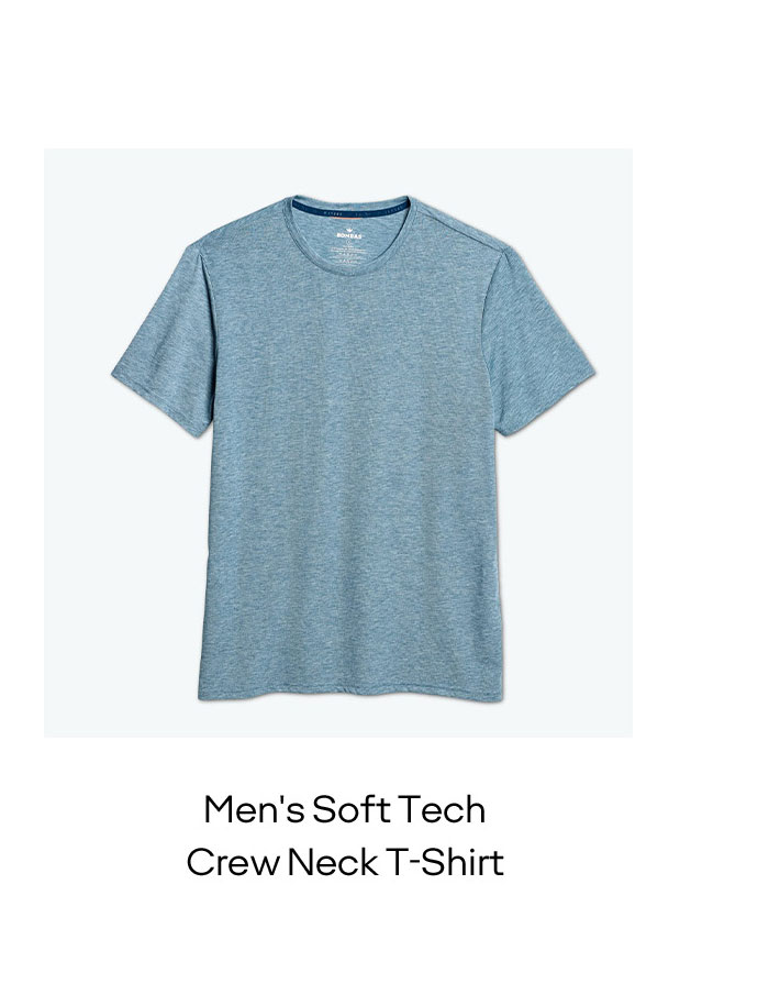 Men's Soft Tech Crew Neck T-Shirt