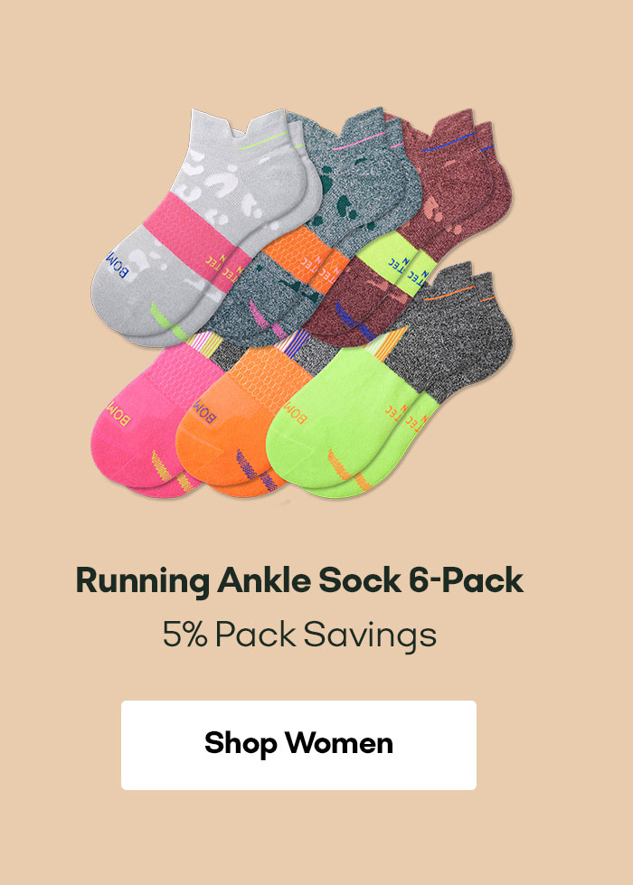 Women's Running Ankle Sock 6-Pack