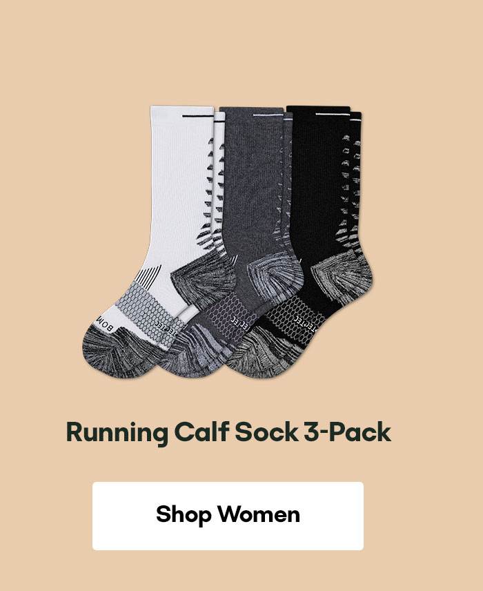 Women's Running Calf Sock 3-Pack