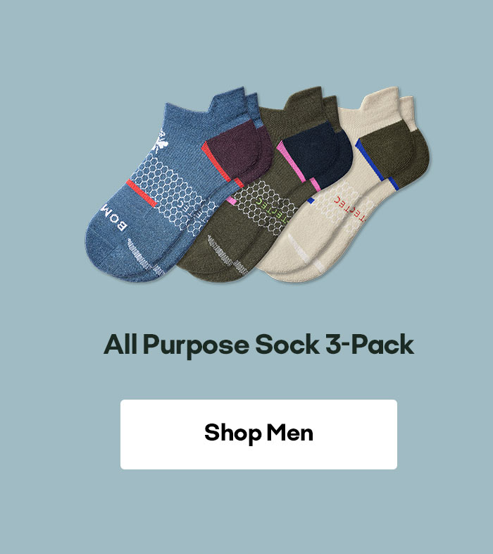 Men's All-Purpose Performance Ankle Sock 3-Pack