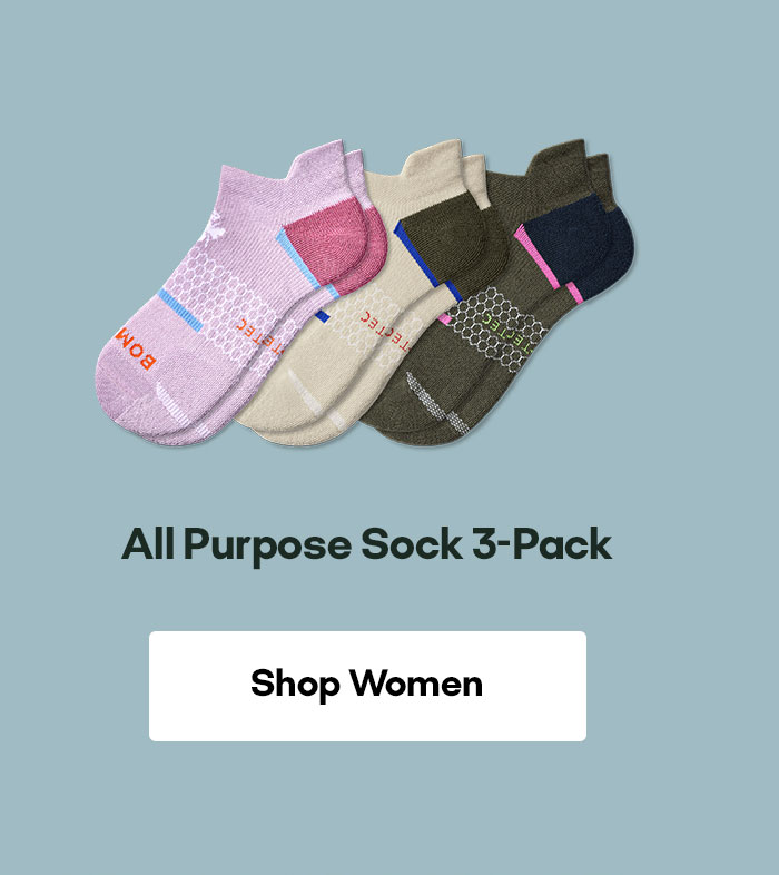 Women's All-Purpose Performance Ankle Sock 3-Pack