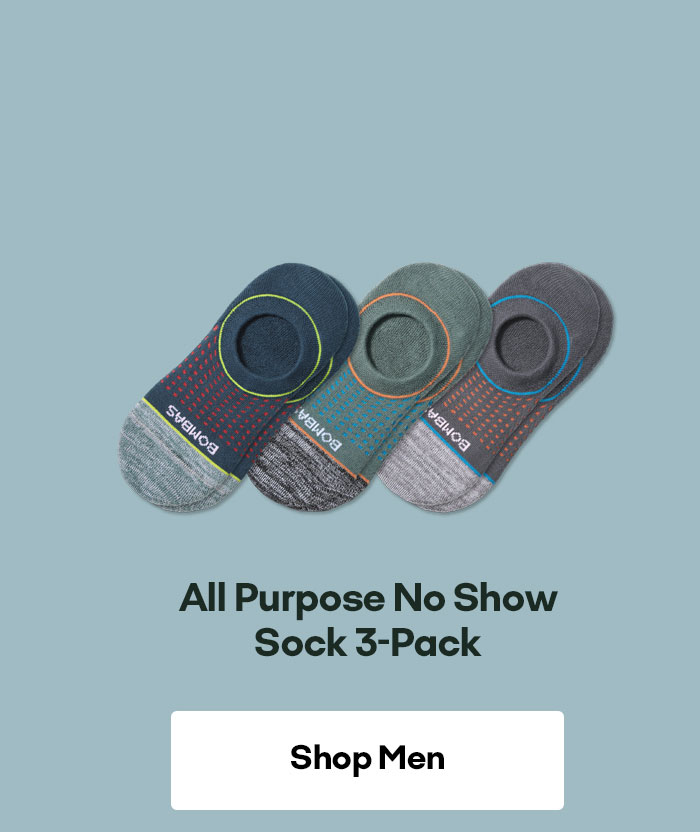 Men's Performance Cushioned No Show Sock 3-Pack