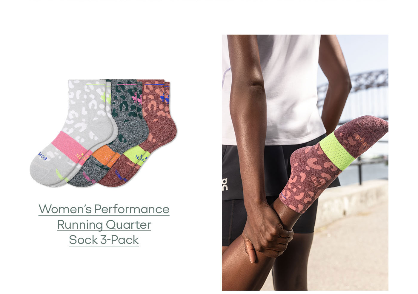 Women's Running Quarter Sock 3-Pack