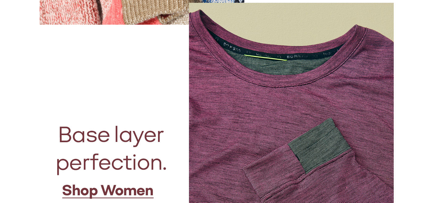 Base layer perfection. | Shop Women