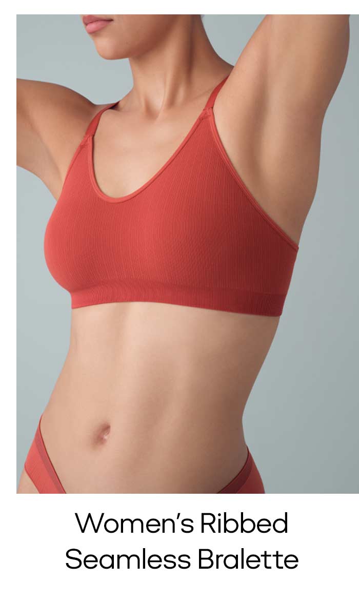Women's Ribbed Seamless Bralette