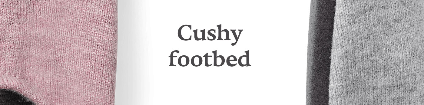 Cushy footbed