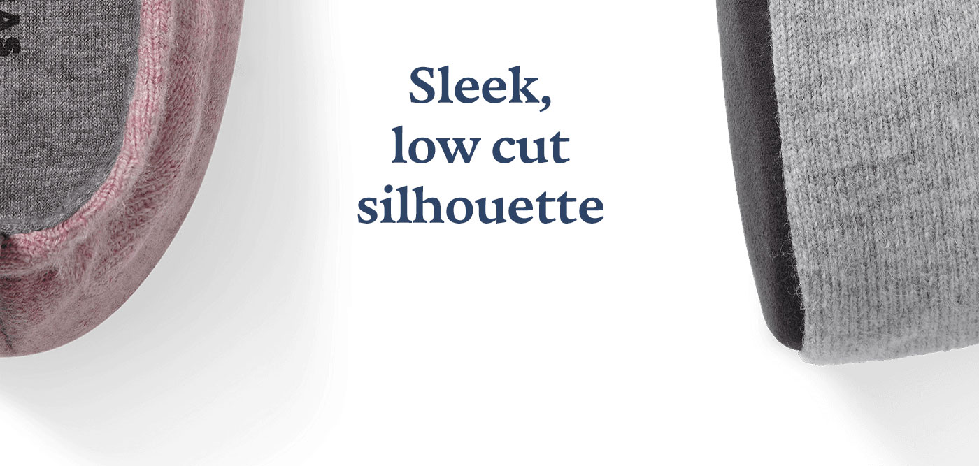 Sleek, low cut silhouette