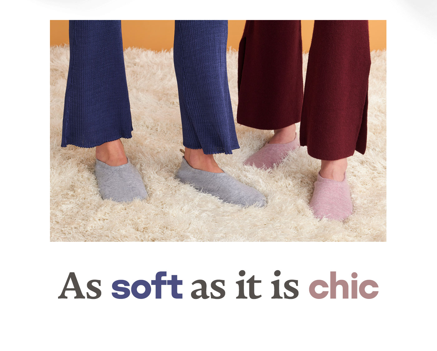 As soft as it is chic