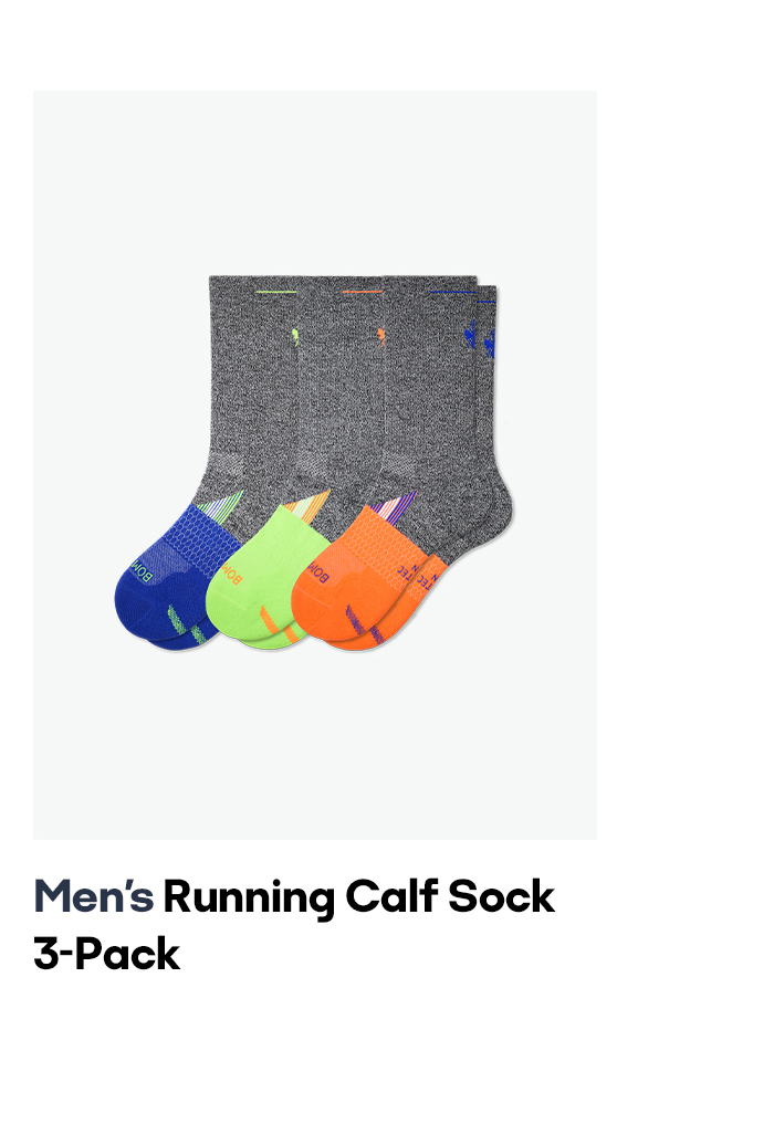 Men's Running Calf Sock 3-Pack