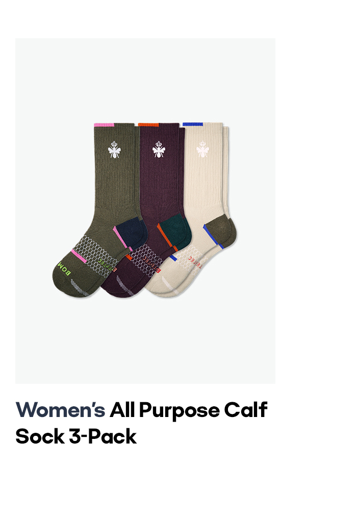 Women's All-Purpose Performance Calf Sock 3-Pack