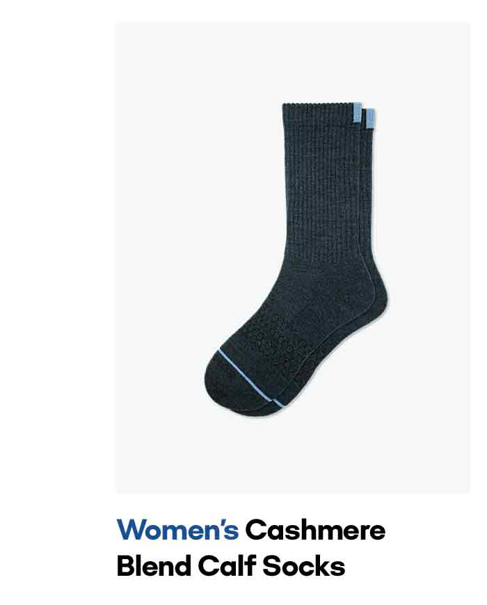 Women's Cashmere Blend Calf Socks