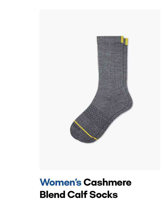 Women's Cashmere Blend Calf Socks