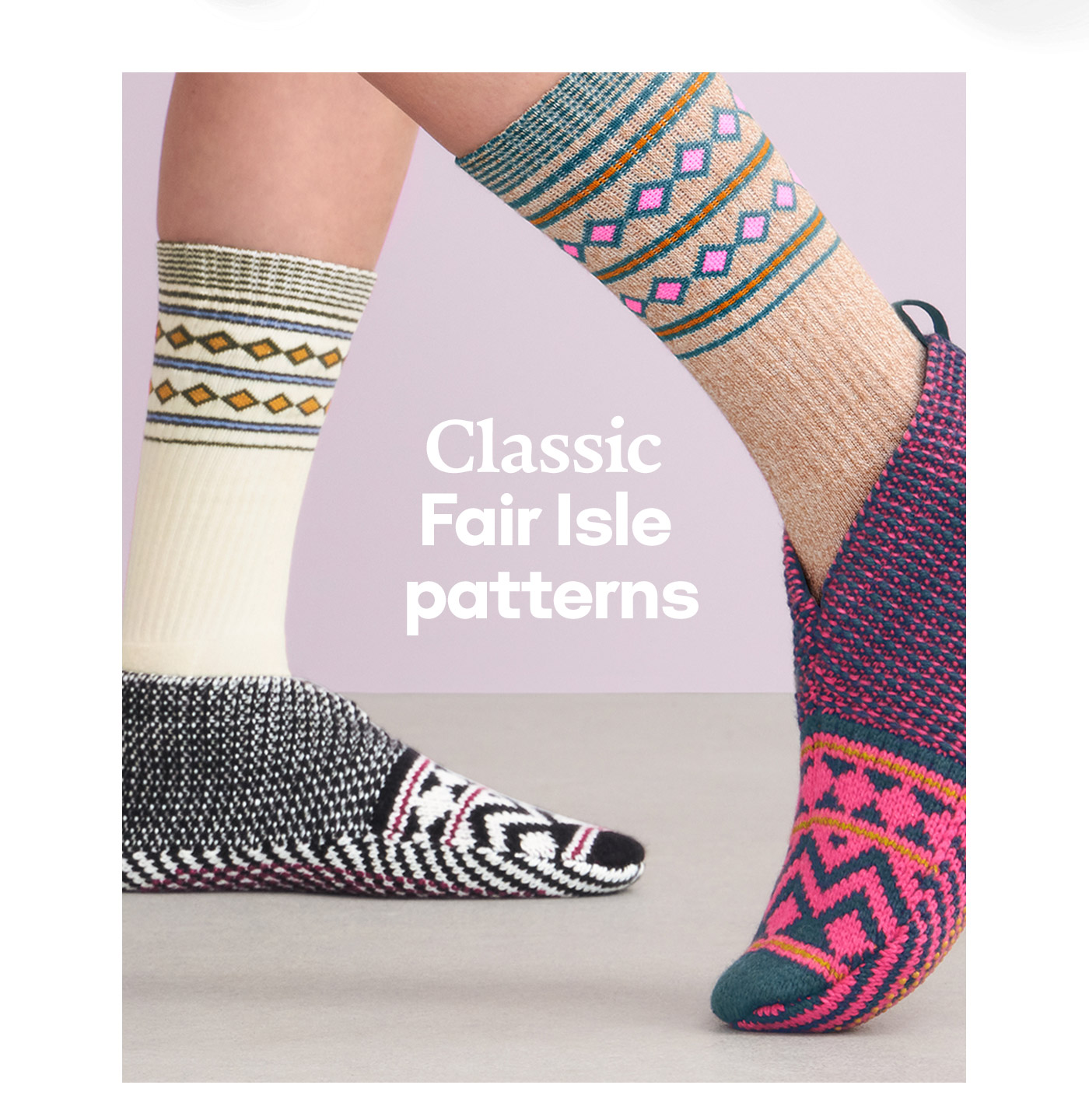 Classic Fair Isle patterns