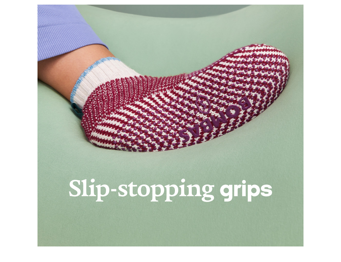 Slip-stopping grips