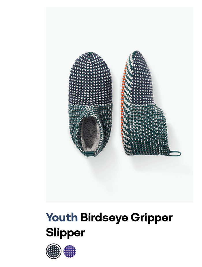 Youth Birdseye Gripper Slipper