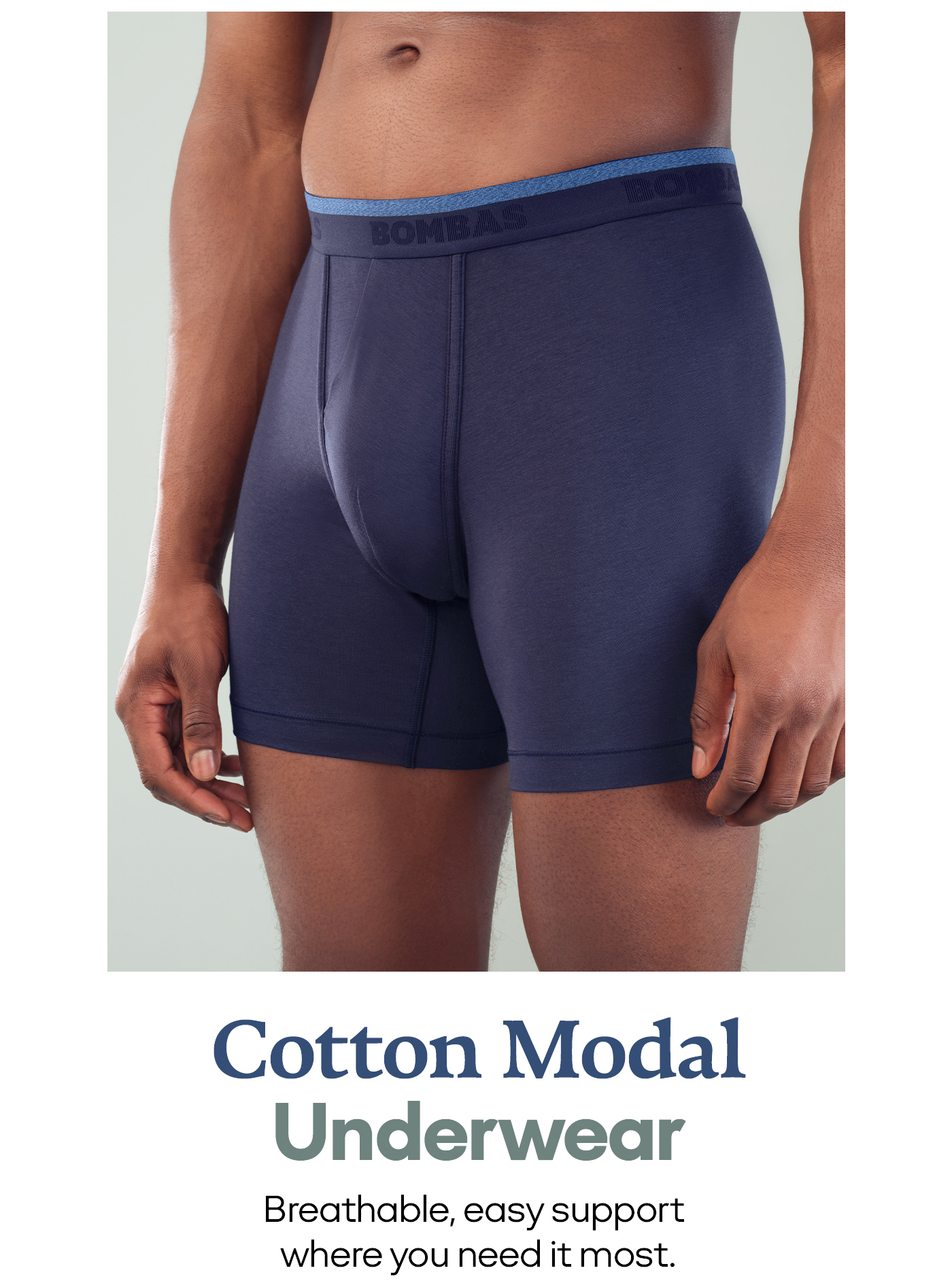 Cotton Modal Underwear | Breathable, easy support where you need it most.