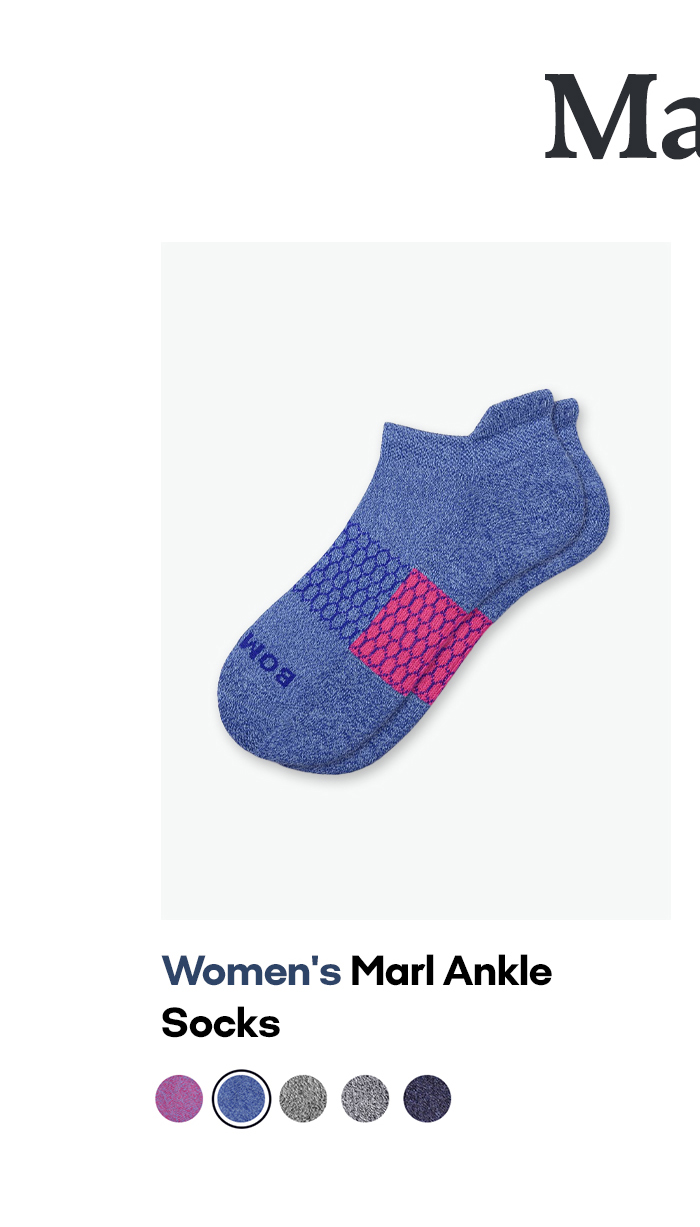 Women's Marl Ankle Socks