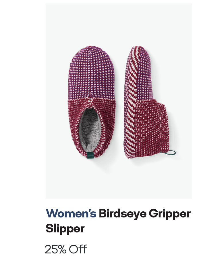 Women's Gripper Slipper - Double Cushion