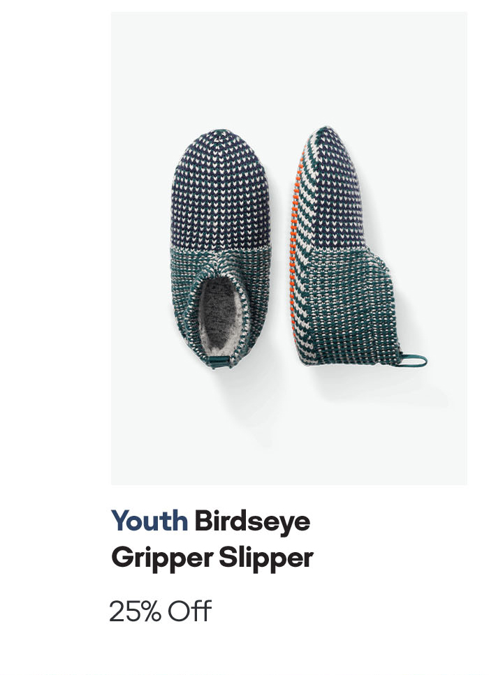 Youth Gripper Slipper - Double Cushion