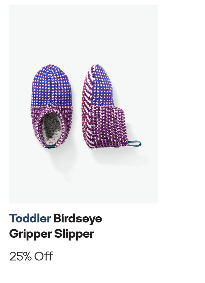 Toddler Gripper Slipper - Double Cushion