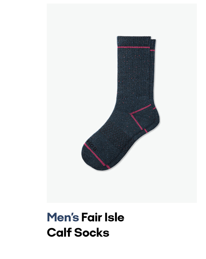 Men's Holiday Calf Socks