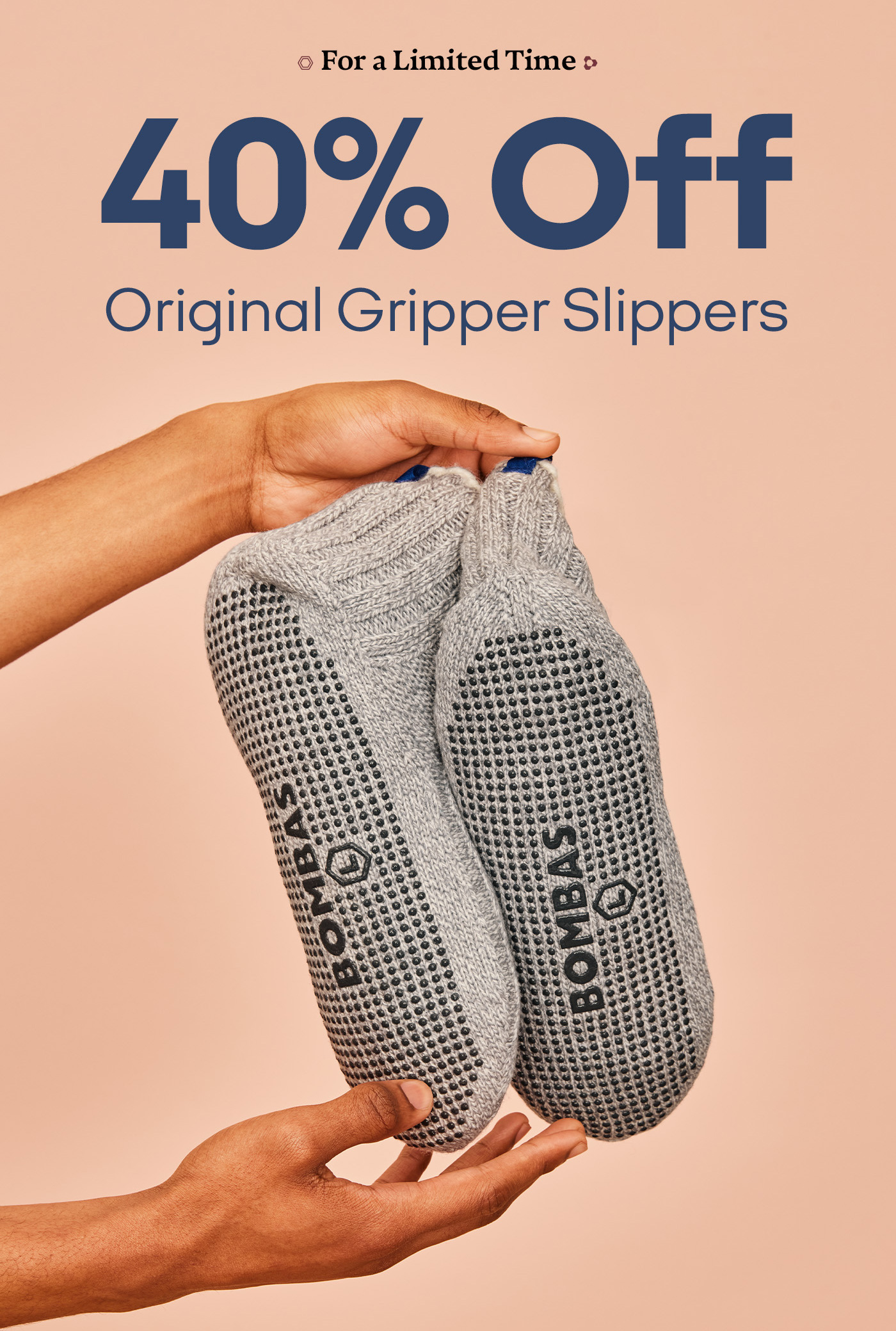 For a Limited Time 40% Off Original Gripper Slippers