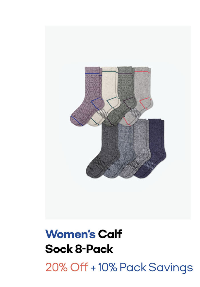 Women's Calf Sock 8-Pack