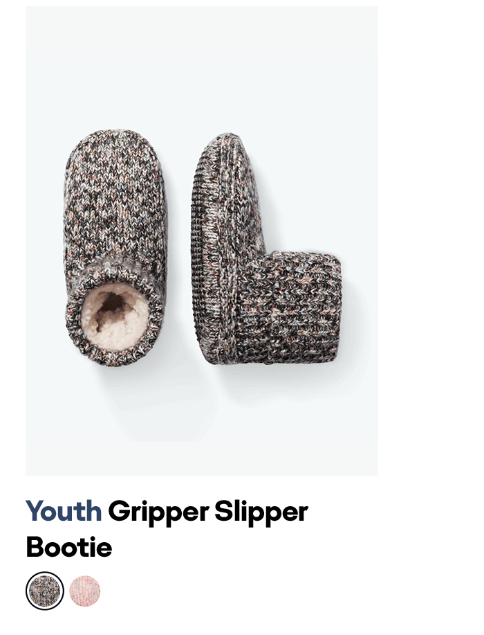 Youth Gripper Slipper Bootie