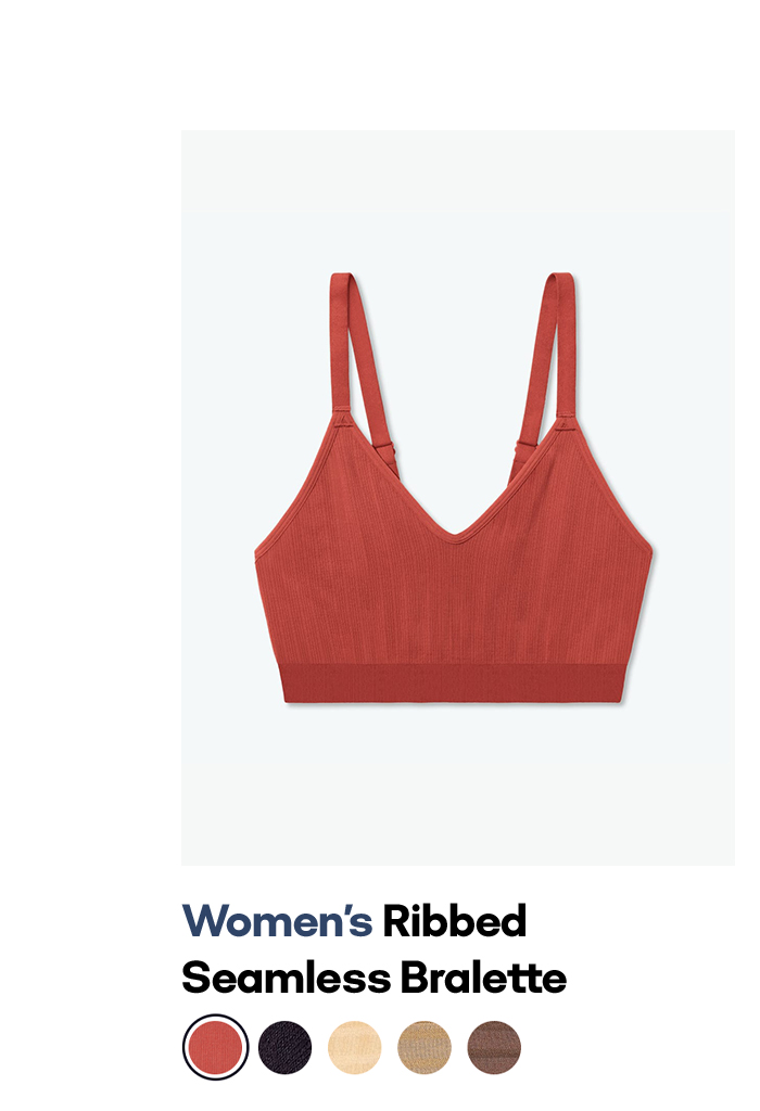 Women's Ribbed Seamless Bralette