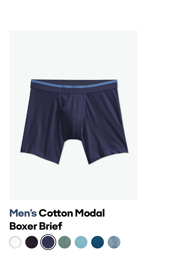 Men's Cotton Modal Boxer Brief