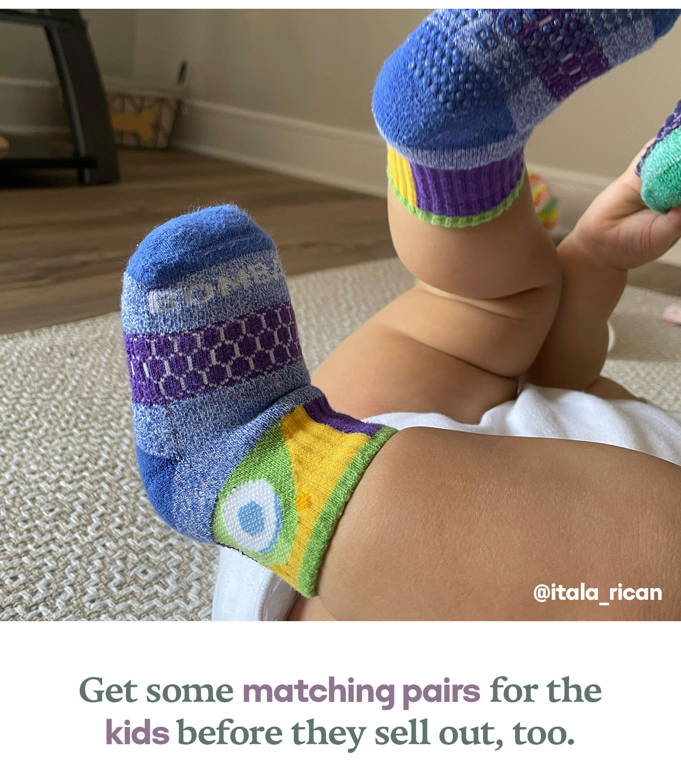 Get some matching pairs for the kids before they sell out, too.