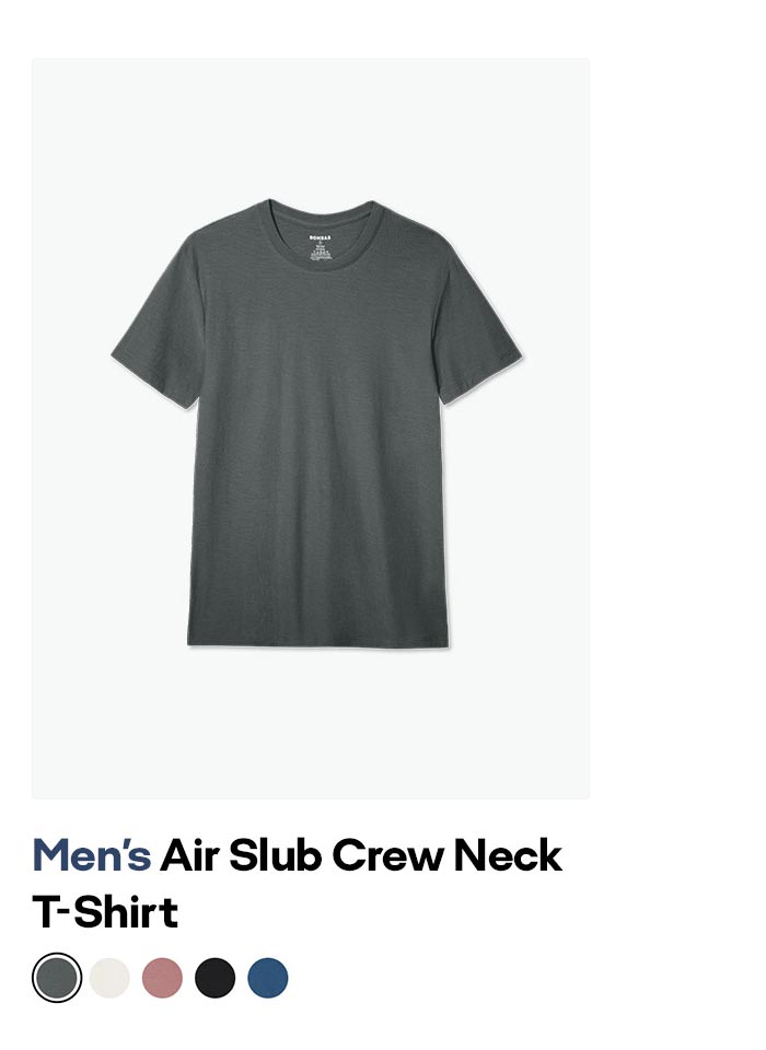 Men's Air Slub Crew Neck T-Shirt