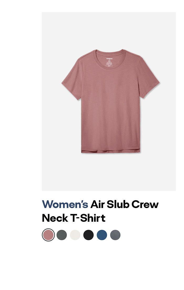 Women's Air Slub Crew | Neck T-Shirt