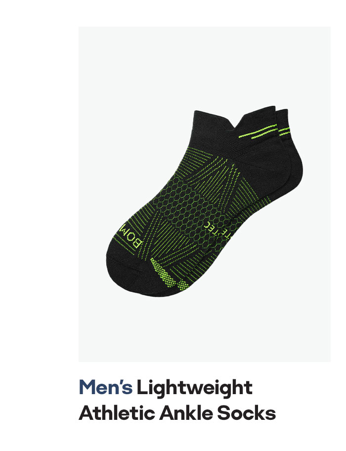 Men's Lightweight Athletic Ankle Socks