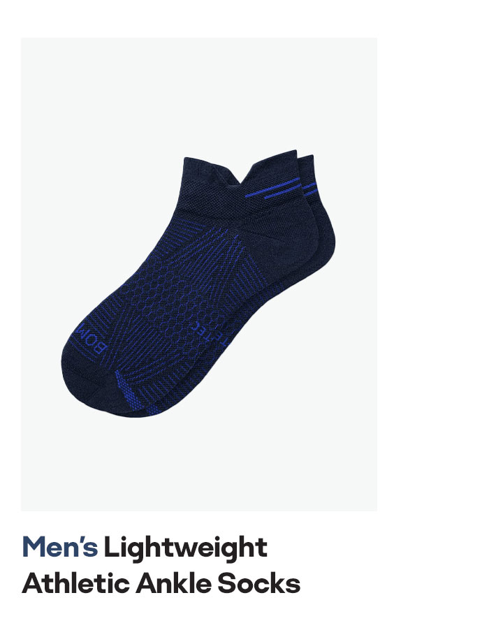 Men's Lightweight Athletic Ankle Socks