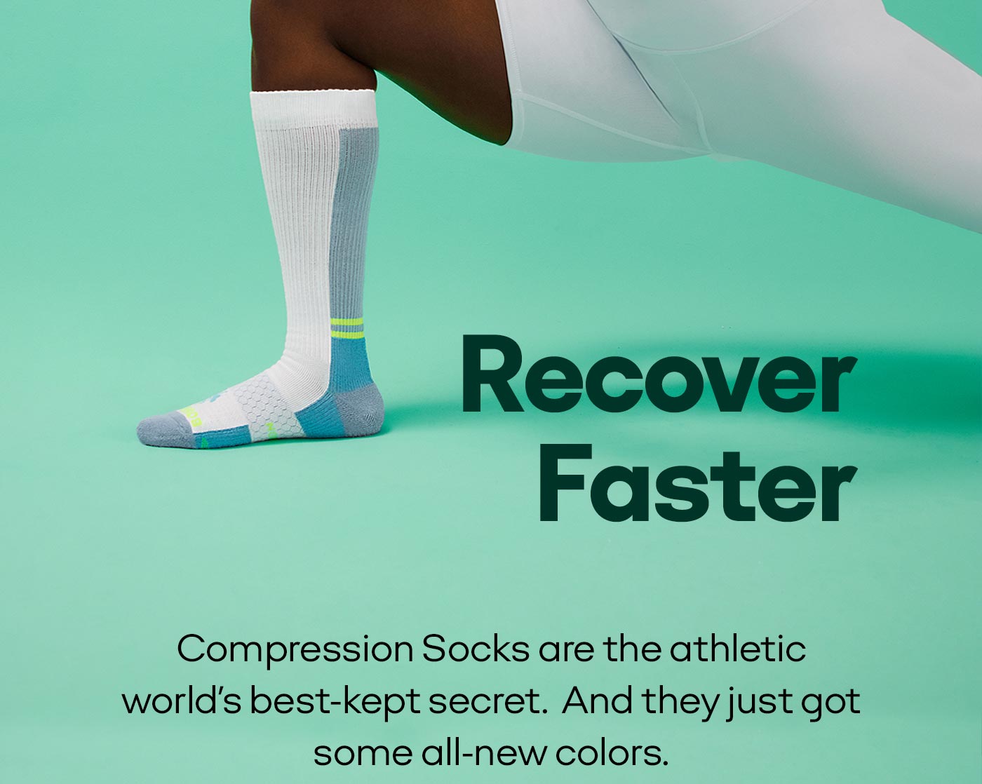 Recover Faster | Compression Socks are the athletic world's best-kept secret. And they just got some all-new colors.