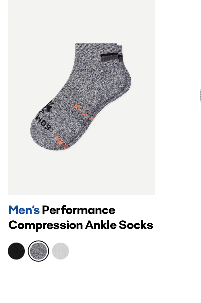 Men's Performance Compression Ankle Socks