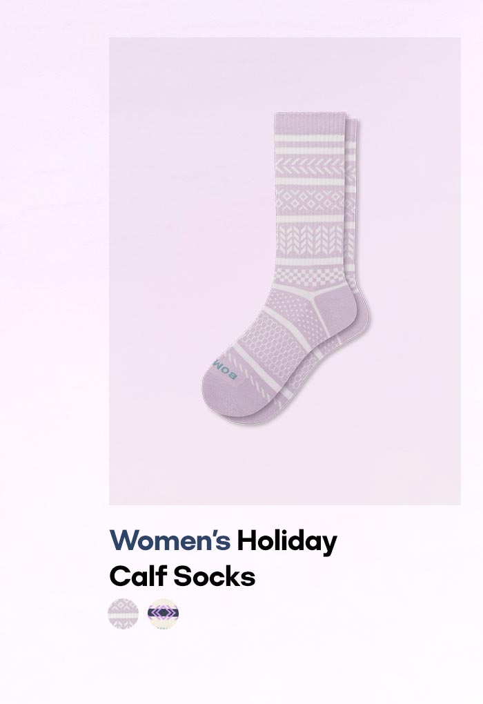 Women's Holiday Calf Socks