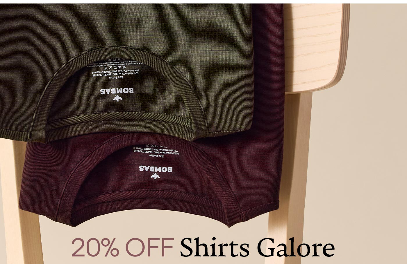 20% OFF SHIRT GALORE
